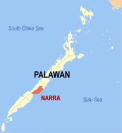 NaraPalawan-Map